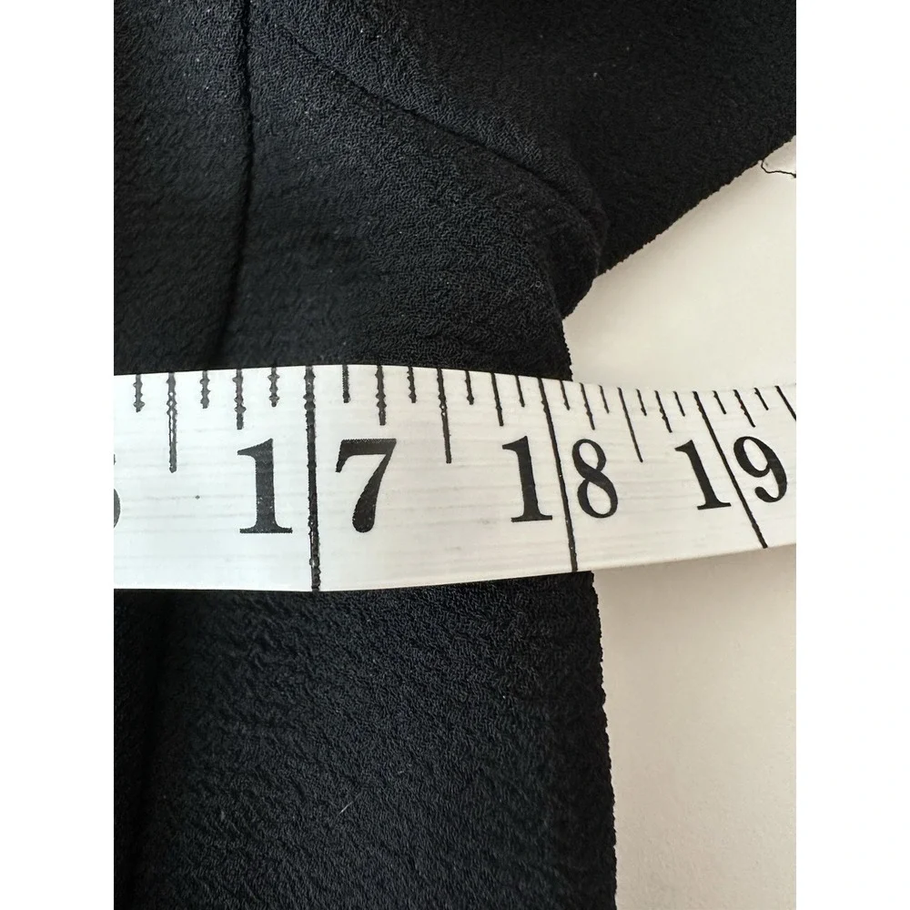 Madewell Jumpsuit Women's Size‎ 2 Black  Long Sleeve Tapered Ankle Pockets